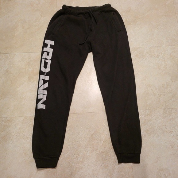 Monsta Clothing Co. Mens M Medium Workout (HRD-LVN) Spellout Gym Sweat Pants - Picture 1 of 16